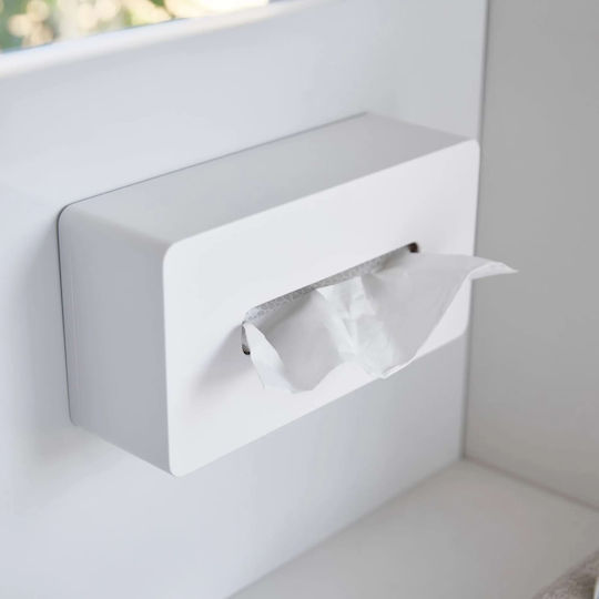 Yamazaki Tissue-Halter An der Wand montiert Weiß 13.2x8.3x26.2cm