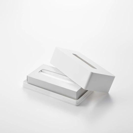 Yamazaki Tissue-Halter An der Wand montiert Weiß 13.2x8.3x26.2cm