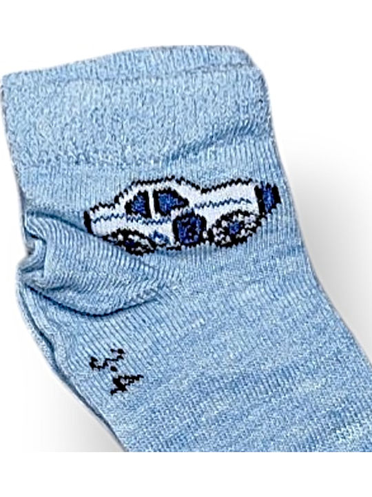 Babydom Șosete pentru Copii Light Blue, Ecru, White 3 Perechi