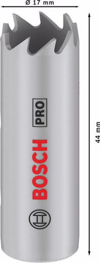 Bosch Ποτηροτρύπανo Ξηρής Κοπής με Διάμετρο 17mm