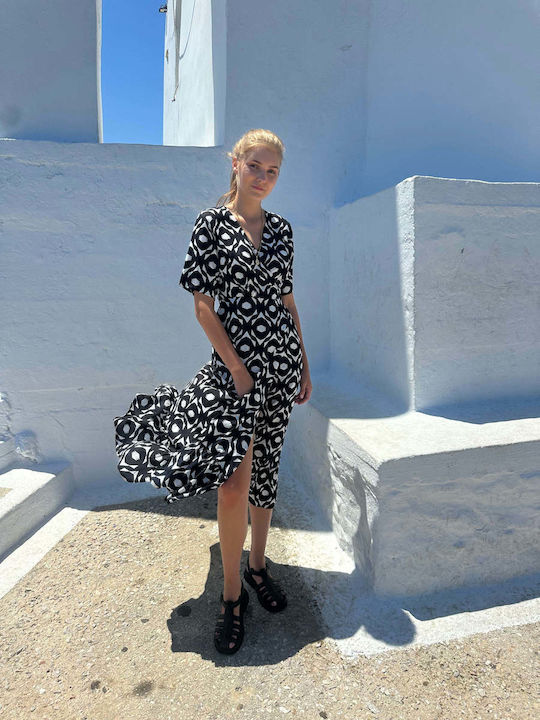 Summer Midi Dress Black