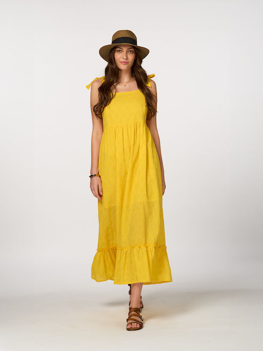 Summer Maxi Dress Yellow