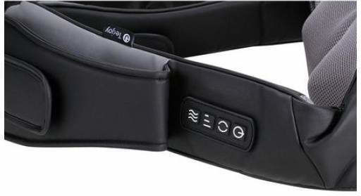 Massage Device Shiatsu for the Neck & the Back with Infrared Heat Black