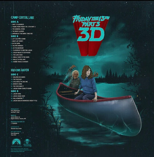 Friday 13th Part 3 3d Original Motion Picture Soundtrack Vinyl
