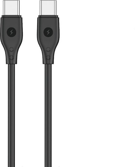 Wiwu Regular USB 2.0 Cablu USB-C bărbătesc - USB-C 67W Negru