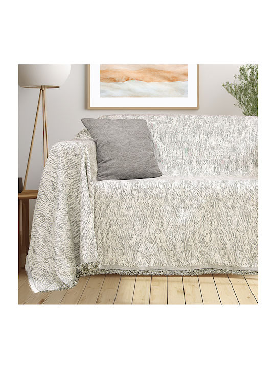 Lino Home Saphire Ριχτάρι Διθέσιου Καναπέ Δύο 'Οψεων 180x250εκ. Khaki