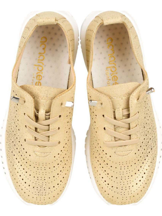 Anatomical Sneakers Gold