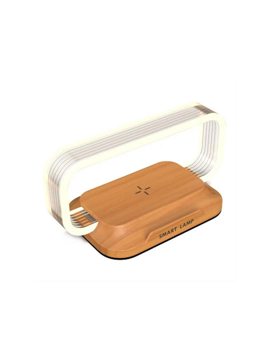 Lampă de noptieră cu încărcător wireless 10W Lexium