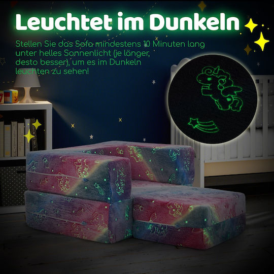 Kids Sofa Pink 90x60x40cm