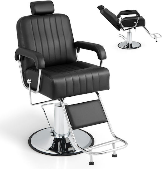 Costway Hairdresser Chair with Adjustable Height and Hydraulic Lifting
