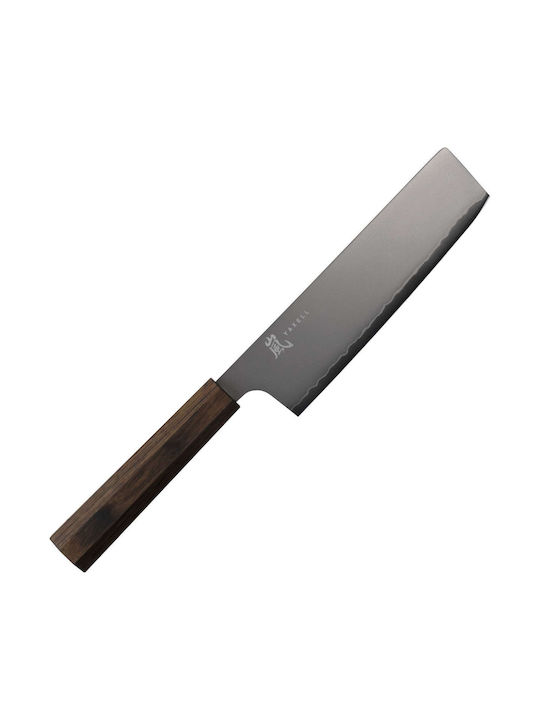 Yaxell Knife Nakiri from Stainless Steel 16.5cm