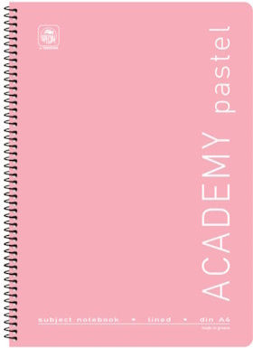 Typotrust Σπιράλ Τετράδιο Ριγέ Α4 4 Θεμάτων Pastel (Διάφορα Χρώματα)