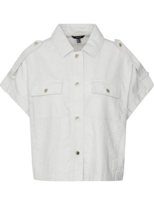 Women's Short Sleeve Shirt Gray