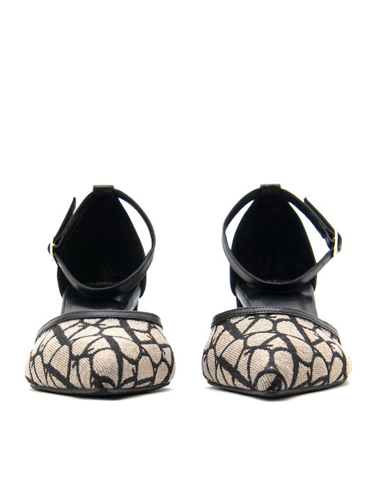 Bacali Collection Δερμάτινες Γόβες με Ψηλό Τακούνι Μαύρες Bacali Collection Δερμάτινες Γόβες με Ψηλό Τακούνι Μαύρες