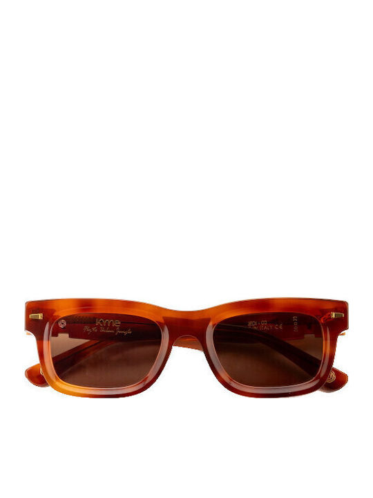 Kyme Sunglasses Brown with Acetate Frame & Brown Lens