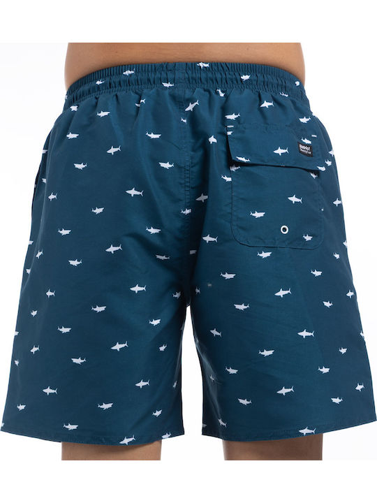 Herren Badebekleidung Bermuda Blue
