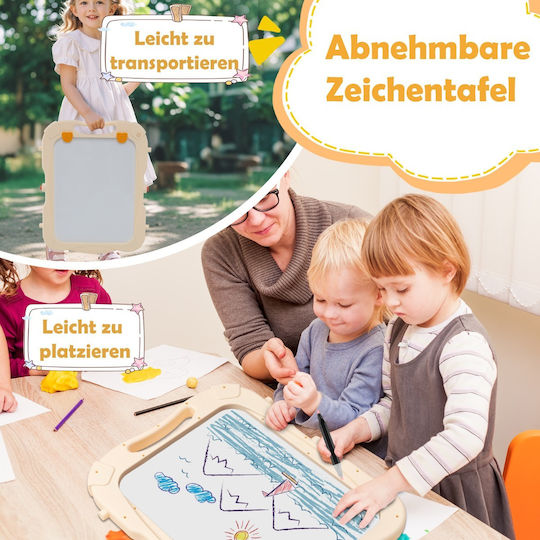 Costway Kids Floor Draw & Erase Board / Magnetic Board
