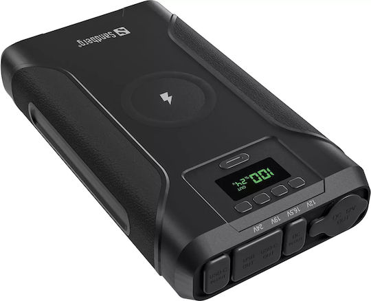Sandberg Survivor Външна Батерия 76800mAh с USB-A Изходен Порт и 2 USB-C Изходни Порта Power Delivery Бързо Зареждане PPS Черна