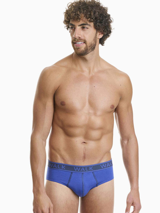 Herren Slips Dark Blue - Royal Blue 2Packung
