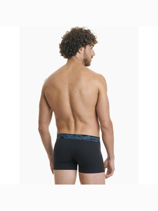 Men's Boxers BLACK/BETROL 2Pack