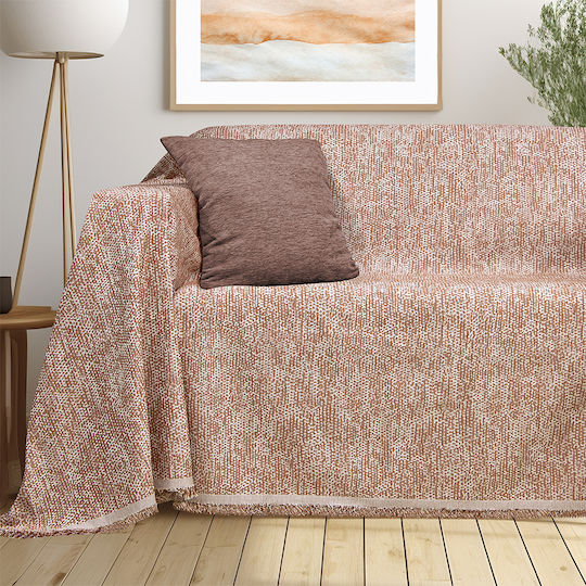 Lino Home Saphire Τριθέσιου Καναπέ Δύο 'Οψεων Π180xΜ300cm Terracota Lino Home Saphire Τριθέσιου Καναπέ Δύο 'Οψεων Π180xΜ300cm Terracota