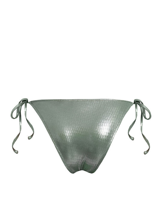 Bikini Inferioare Slip Verde Căpșună