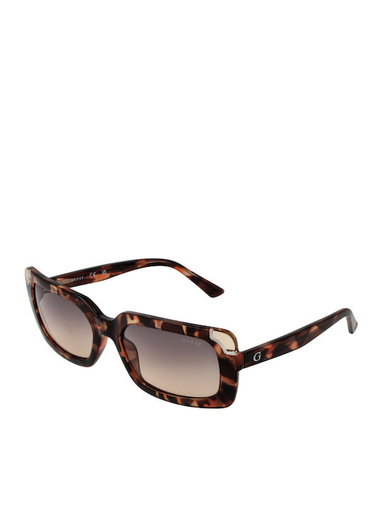 Guess Women's Sunglasses with Brown Tartaruga Plastic Frame and Brown Gradient Lens GU7841 56B