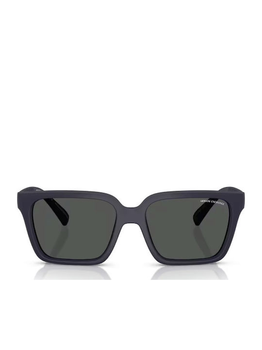 Armani Exchange Ανδρικά Γυαλιά Ηλίου με Μαύρο Κοκκάλινο Σκελετό και Γκρι Φακό AX4147S 610587
