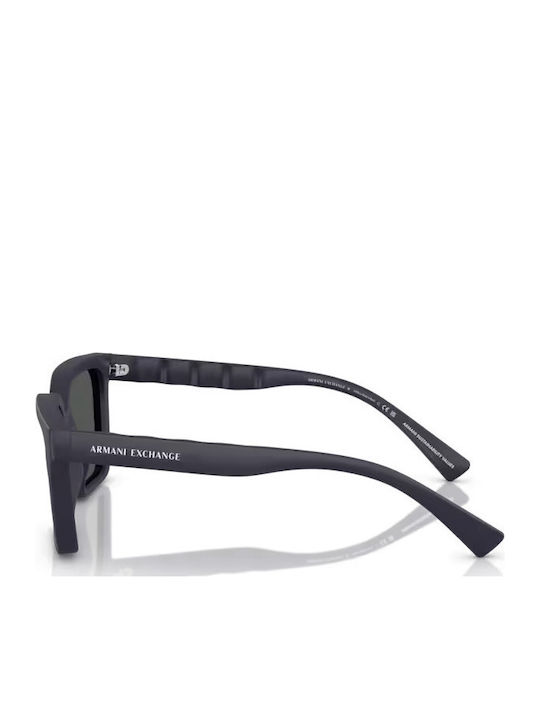 Armani Exchange Ανδρικά Γυαλιά Ηλίου με Μαύρο Κοκκάλινο Σκελετό και Γκρι Φακό AX4147S 610587