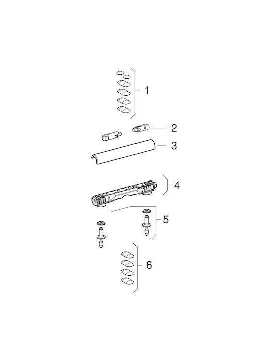 Geberit Capac WC Plastic Alb