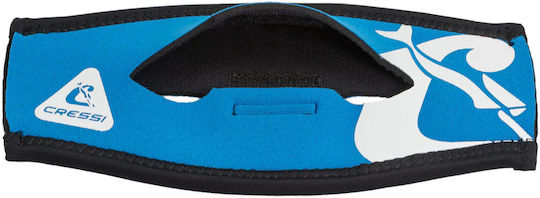 Cressi Επένδυση Λουριού Μάσκας Άνοιγμα Pony Tail Mask Strap Cover Μαύρο Κίτρινο