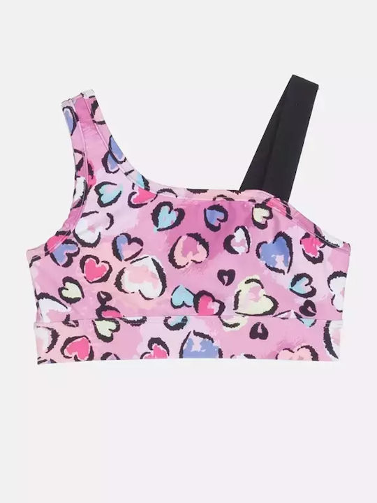 Joyce Hearts Kinder Badeanzug Bikini Pink