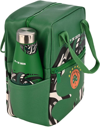 Estia Insulated Bag Handbag Save the Aegean 7 liters Panathinaikos Bc Edition We The Greens