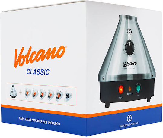 Storz & Bickel Volcano Verdampfer mit eingebauter Batterie Silber