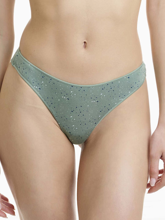 Bamboo Women's Brazil 2Pack Petrol/green