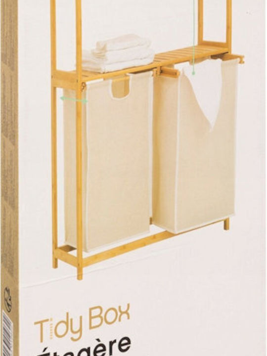 5Five 204939 Καλάθι Απλύτων Bamboo 72x33x109cm Μπεζ