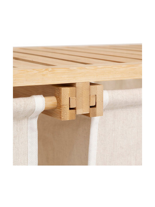 5Five 204939 Καλάθι Απλύτων Bamboo 72x33x109cm Μπεζ