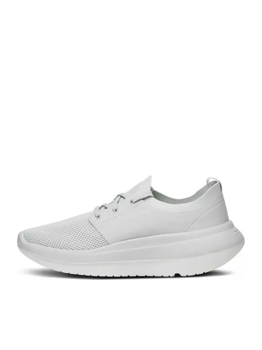 Ανδρικά Sneakers Λευκο / Γκρι Μολυβι