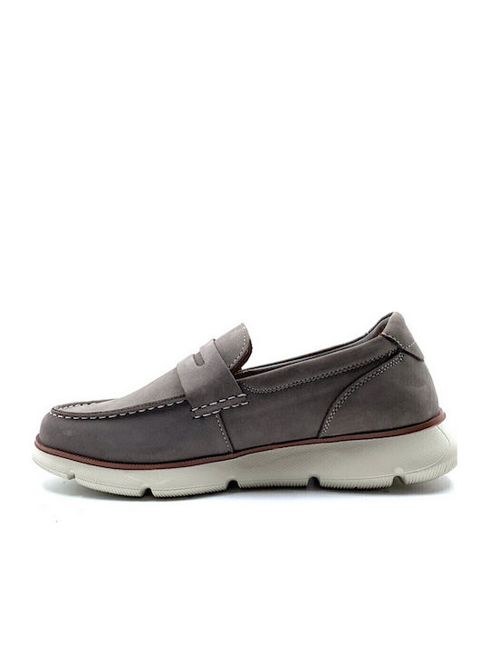 Ανδρικά Loafers σε Γκρι Χρώμα