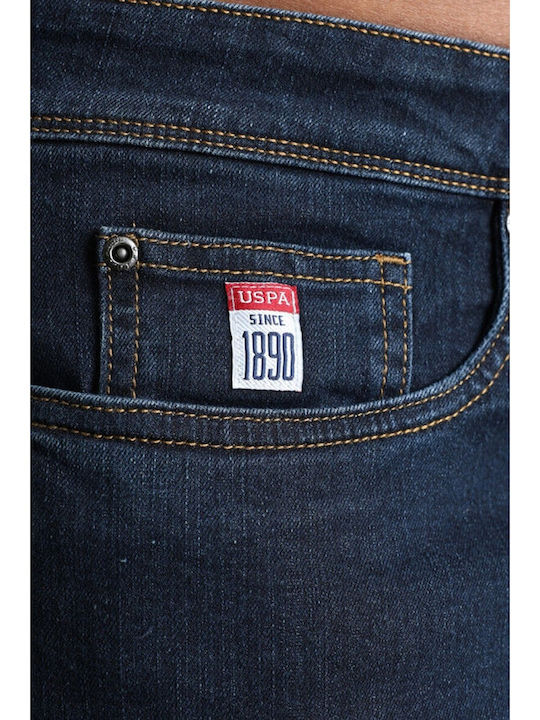 Roma Men's Jeans Pants with Slim Fit Blue Denim