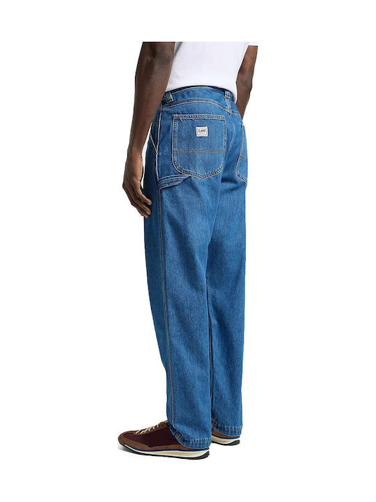 Carpenter Men's Jeans Pants with Relaxed Tapered Fit Mid Shade