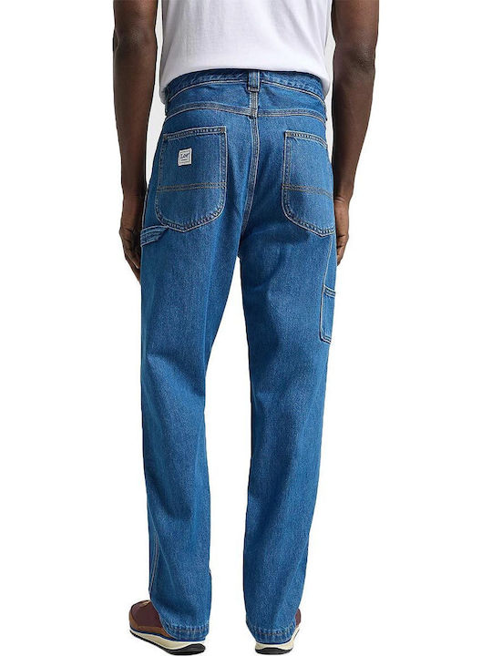 Carpenter Men's Jeans Pants with Relaxed Tapered Fit Mid Shade