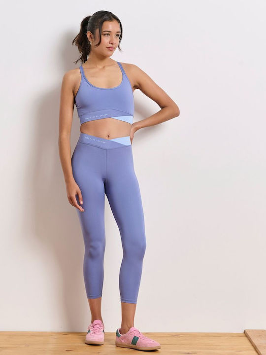 Instruire Colanti de femei Cropped Colanti Purple