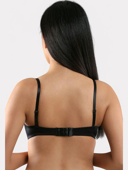 Μαύρο Strapless Σουτιέν Push Up