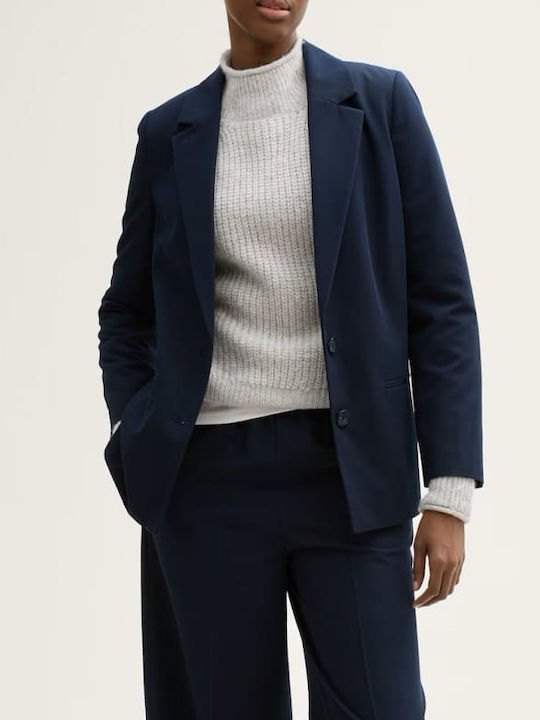 Tom Tailor Classic Women's Blazer Blue Tom Tailor Classic Women's Blazer Blue