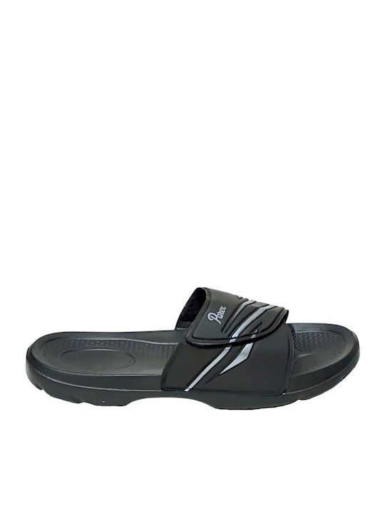 Men's Black Slides