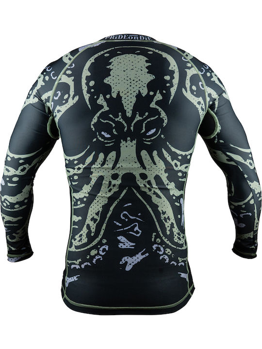 PrideOrDie Long Sleeve Shirt POD274 for Jiu-Jitsu Black