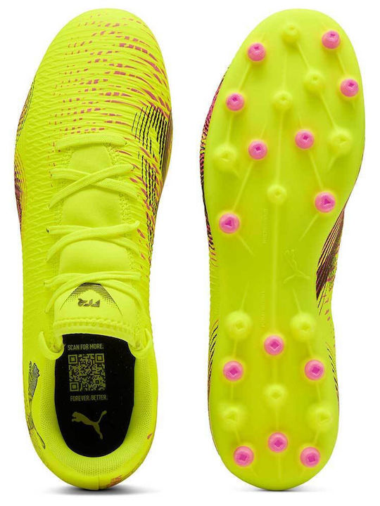PUMA Future 8 Play Football Shoes with Cleats Yellow