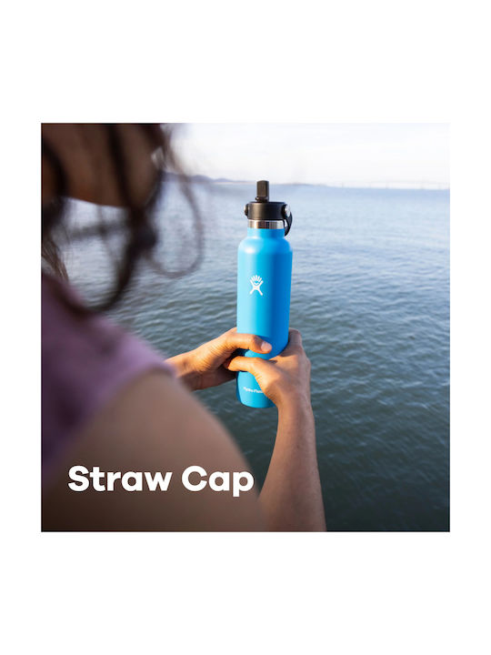 Hydro Flask Water Bottle Stainless Steel 621.6ml Light Blue