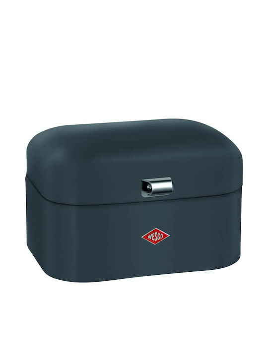 Wesco Ψωμιέρα με Καπάκι Γκρι 28x21.5x17cm